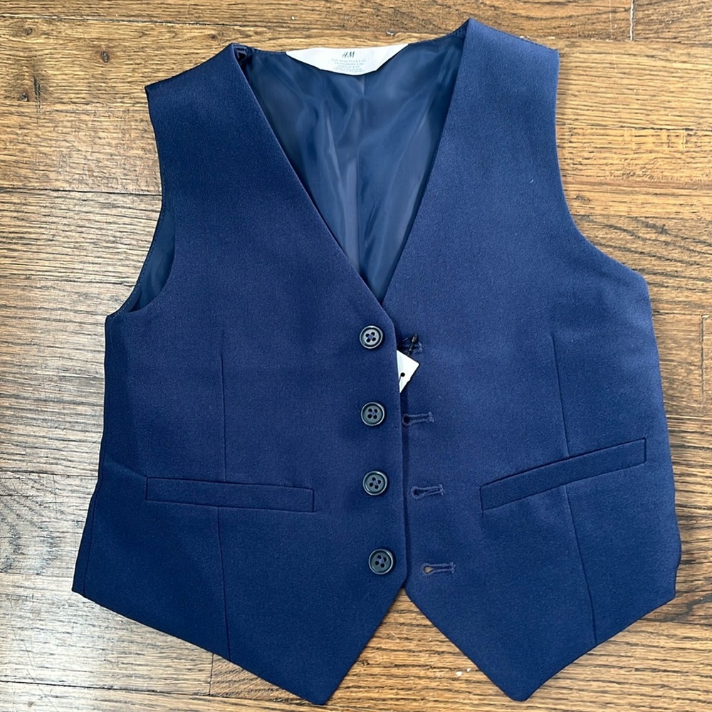 Suit Vest, navy blue size 5T